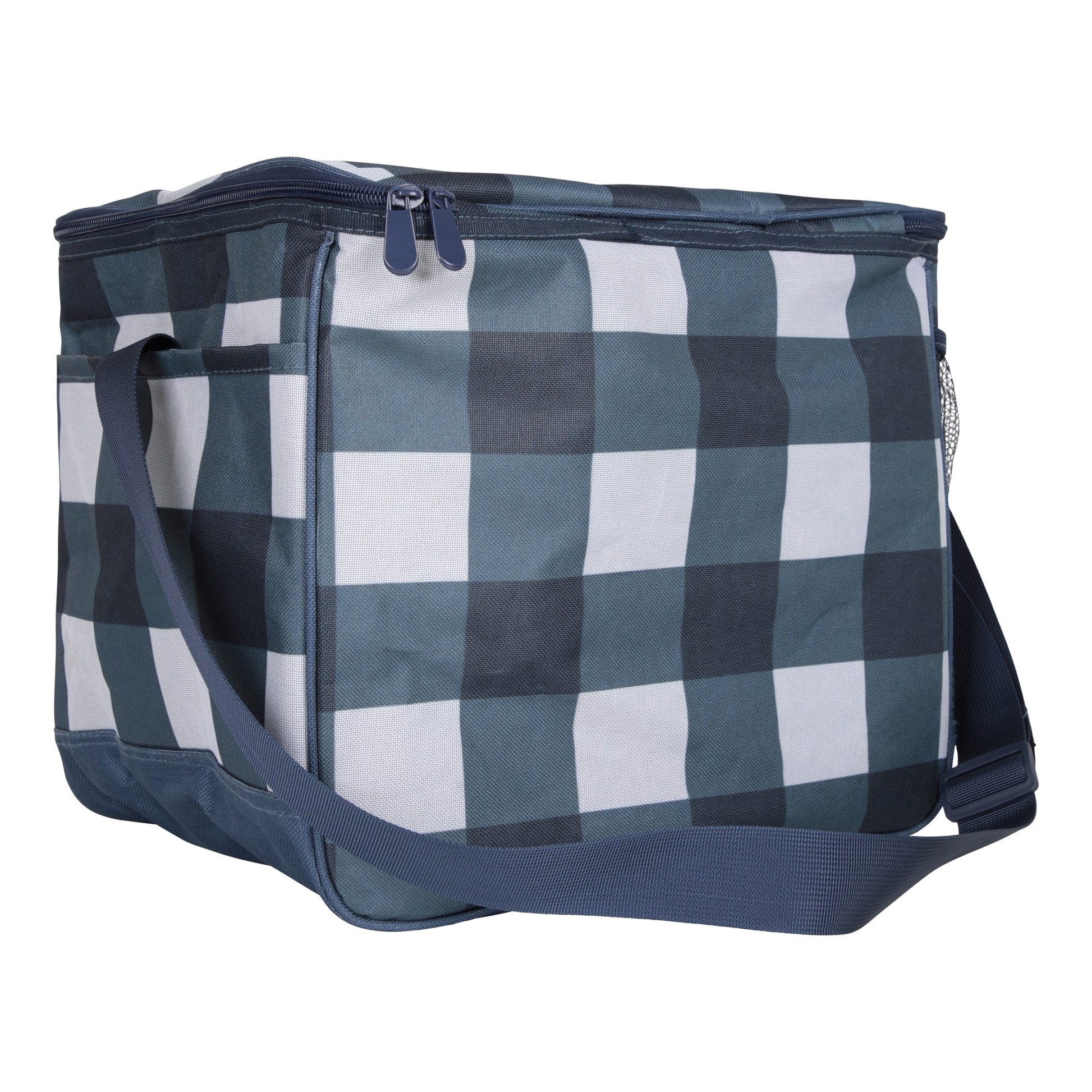 Corn Blue - Lifestyle - Mountain Warehouse 25L Checked Cooler Bag