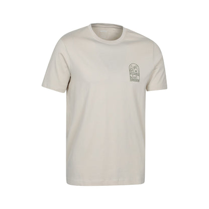 Off White - Side - Mountain Warehouse Mens Cotswold Short-Sleeved T-Shirt