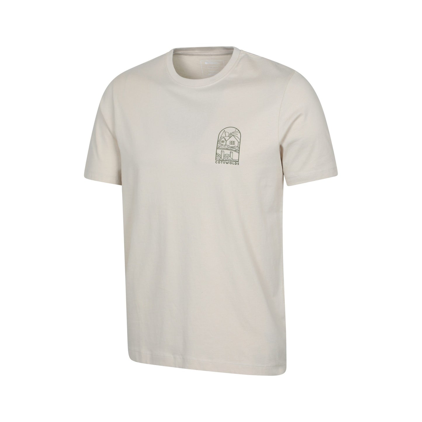 Off White - Lifestyle - Mountain Warehouse Mens Cotswold Short-Sleeved T-Shirt
