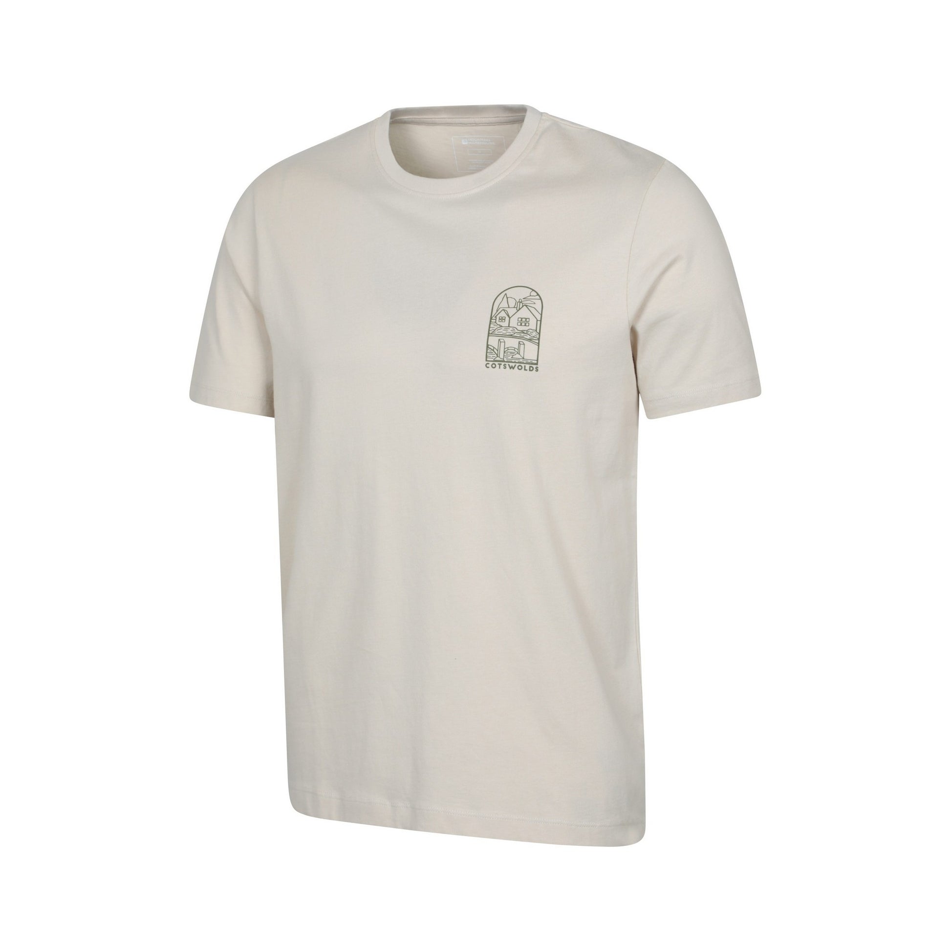 Off White - Lifestyle - Mountain Warehouse Mens Cotswold Short-Sleeved T-Shirt