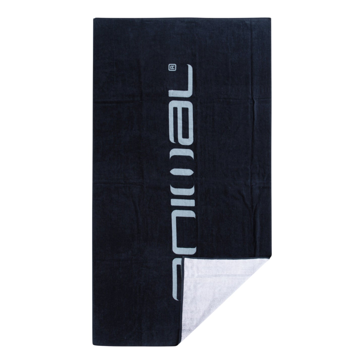 Navy - Side - Animal Classic Cotton Beach Towel