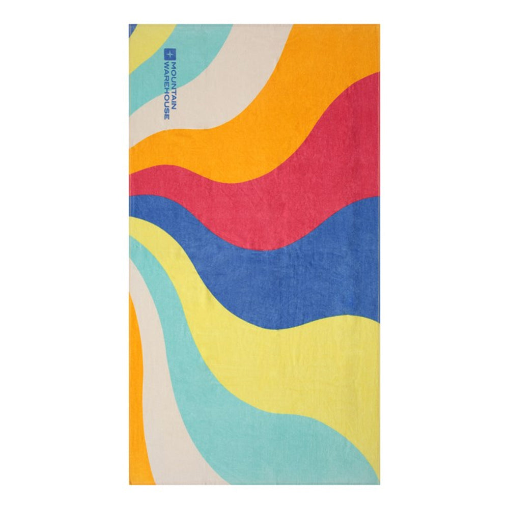 Mixed - Front - Mountain Warehouse Printed Cotton Beach Towel