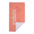 Coral - Side - Animal Classic Floral Cotton Towel