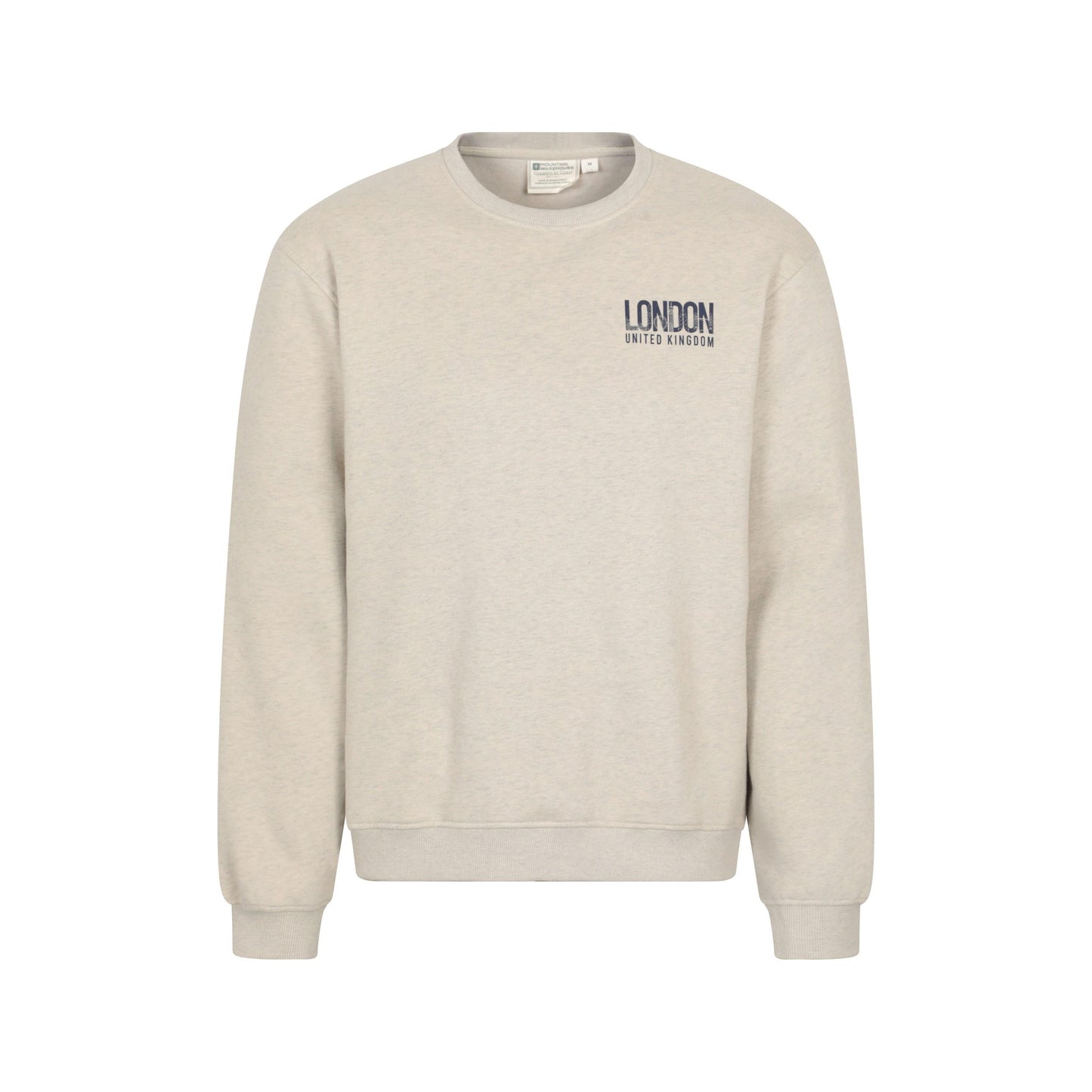 Cream - Front - Mountain Warehouse Mens Regional London Sweatshirt