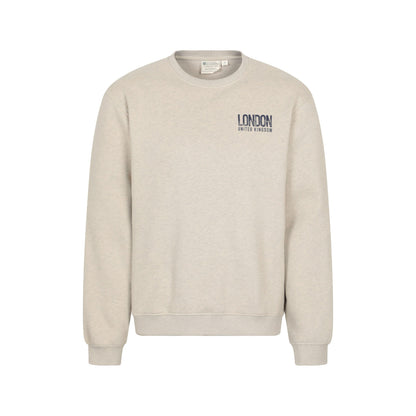 Cream - Front - Mountain Warehouse Mens Regional London Sweatshirt
