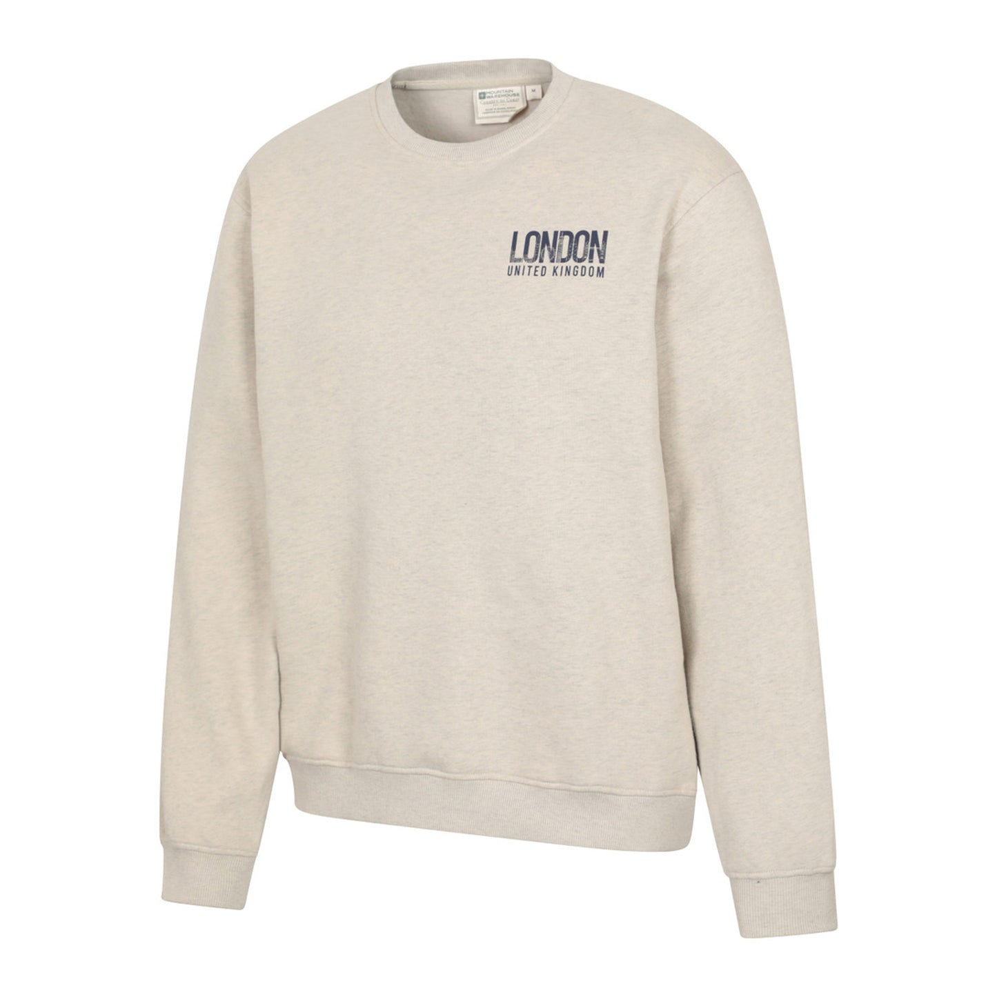 Cream - Side - Mountain Warehouse Mens Regional London Sweatshirt
