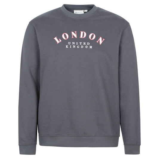 Charcoal - Front - Mountain Warehouse Mens Regional London Sweatshirt