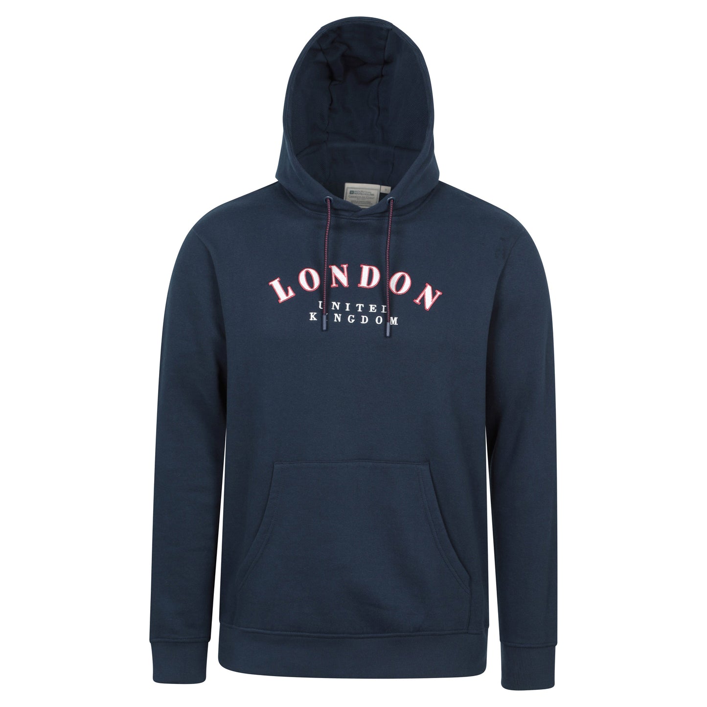 Navy - Front - Mountain Warehouse Mens Regional London Graphic Hoodie