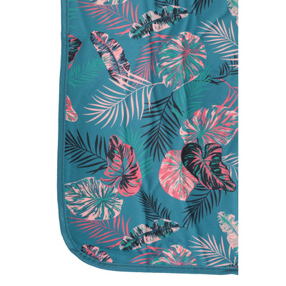 Coral - Pack Shot - Mountain Warehouse Leaf Print Picnic Mat