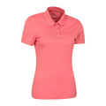 Pink - Back - Mountain Warehouse Womens-Ladies Classic IsoCool Golf Polo Shirt