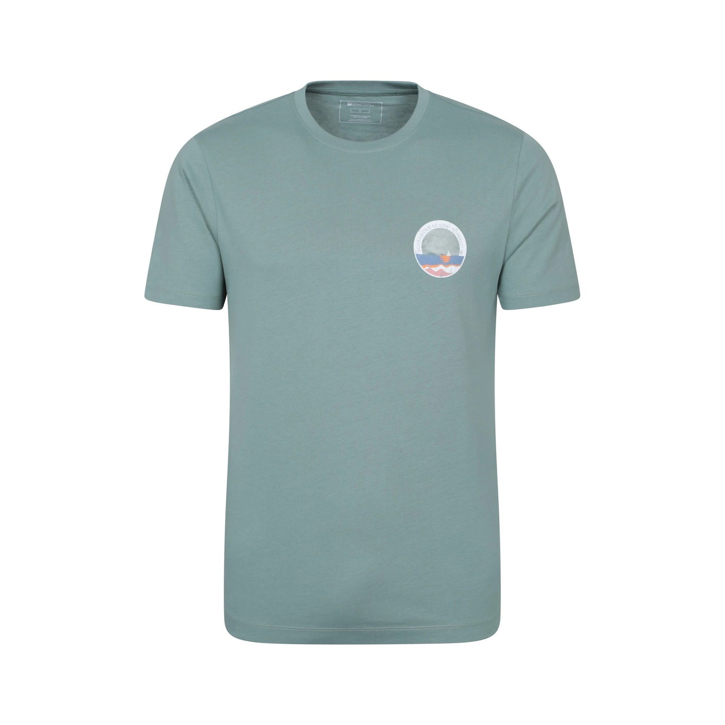 Pale Green - Front - Mountain Warehouse Mens Southwold Short-Sleeved T-Shirt