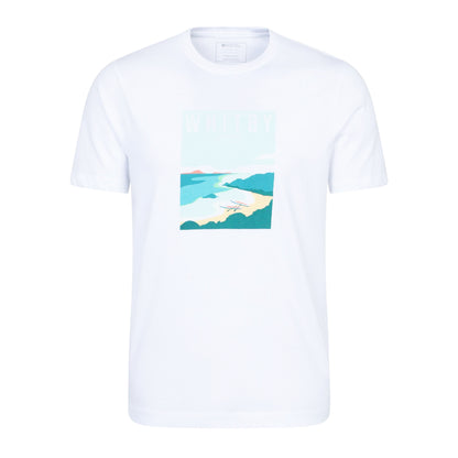 White - Front - Mountain Warehouse Mens Whitby Short-Sleeved T-Shirt