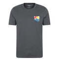 Charcoal - Front - Mountain Warehouse Mens Lake District Short-Sleeved T-Shirt