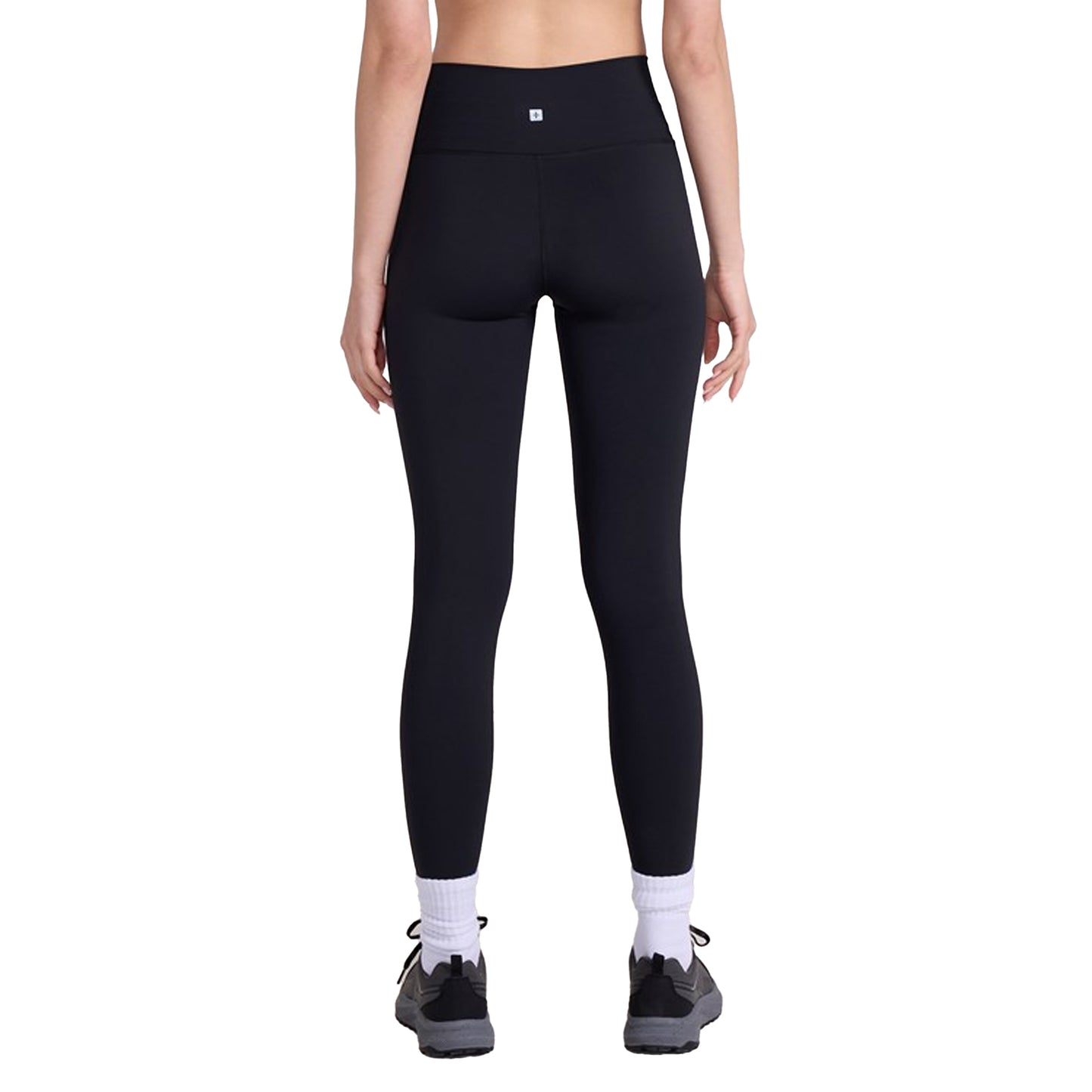 Black - Back - Mountain Warehouse Womens-Ladies Wrap Waist Leggings