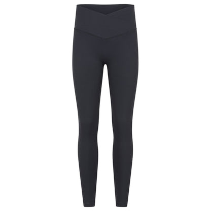 Black - Front - Mountain Warehouse Womens-Ladies Wrap Waist Leggings
