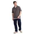 Dark Khaki - Side - Animal Mens Icon Pique Polo Shirt
