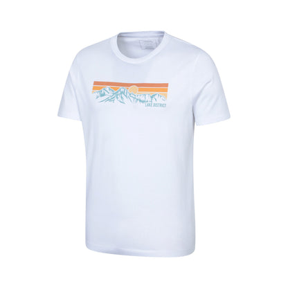 White - Lifestyle - Mountain Warehouse Mens Lake District Mountain T-Shirt
