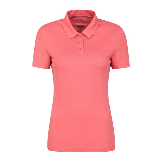 Pink - Front - Mountain Warehouse Womens-Ladies Classic IsoCool Golf Polo Shirt