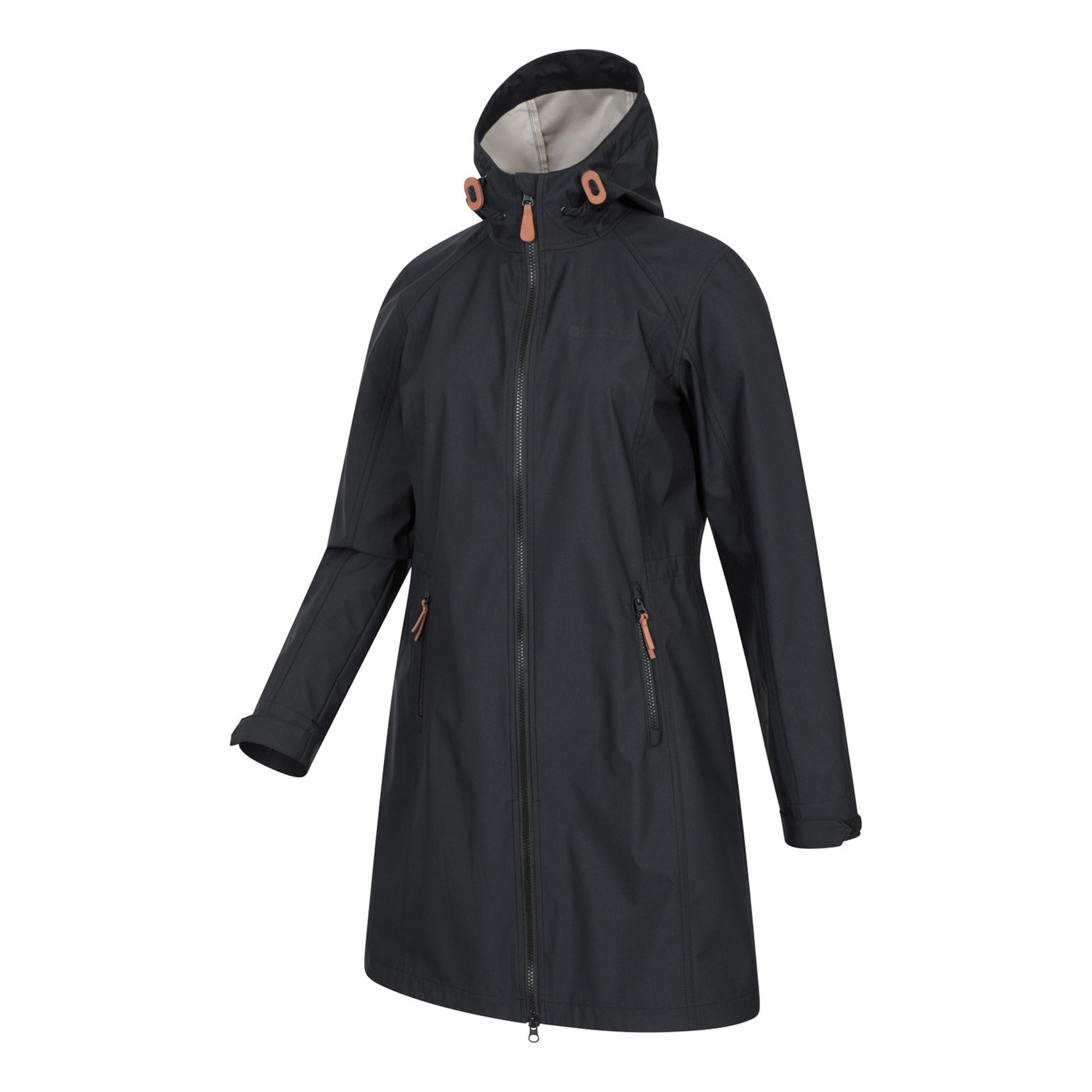 Black - Lifestyle - Mountain Warehouse Womens-Ladies Ioana Longline Soft Shell Jacket