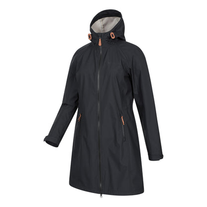 Black - Lifestyle - Mountain Warehouse Womens-Ladies Ioana Longline Soft Shell Jacket