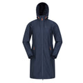 Navy - Front - Mountain Warehouse Womens-Ladies Ioana Longline Soft Shell Jacket