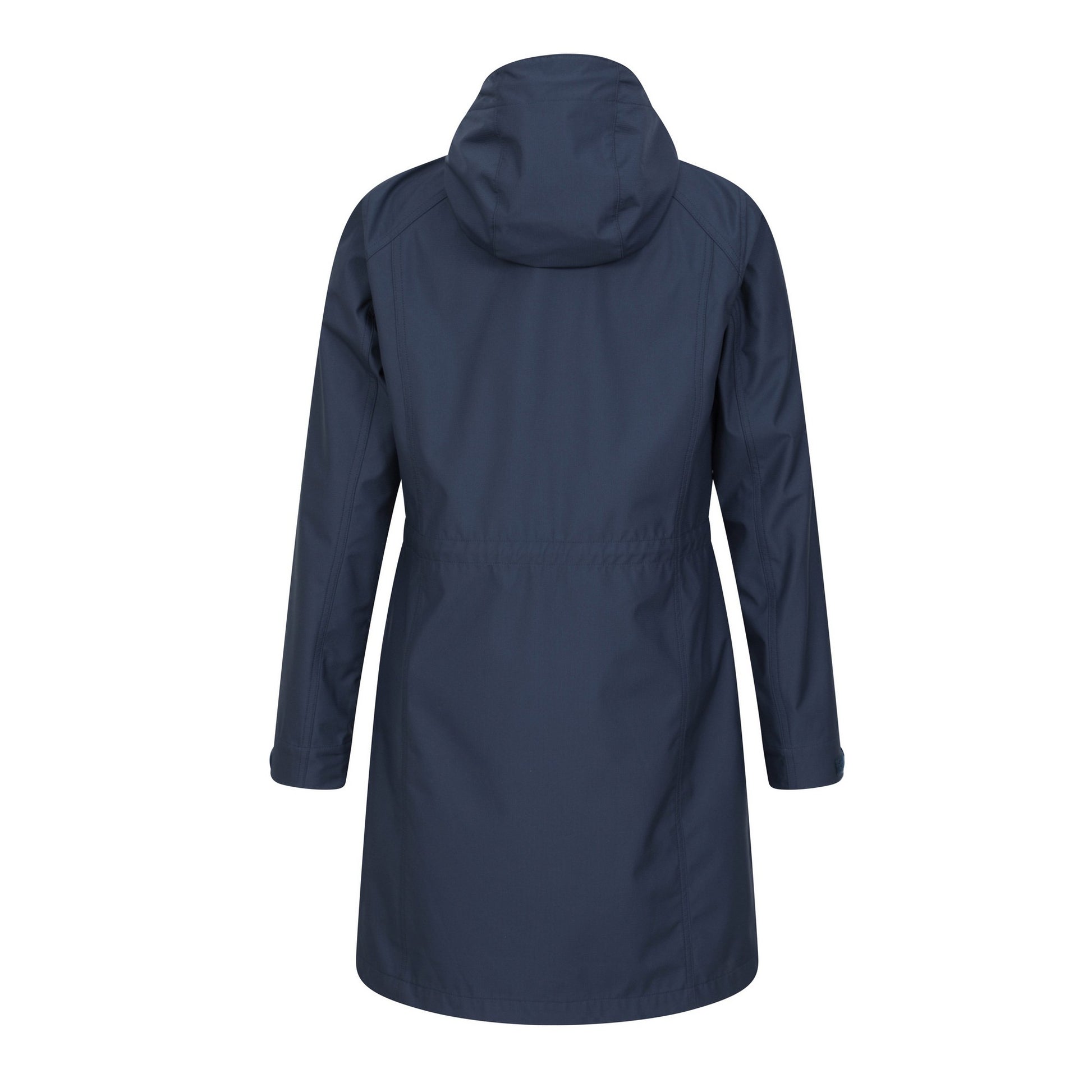 Navy - Back - Mountain Warehouse Womens-Ladies Ioana Longline Soft Shell Jacket