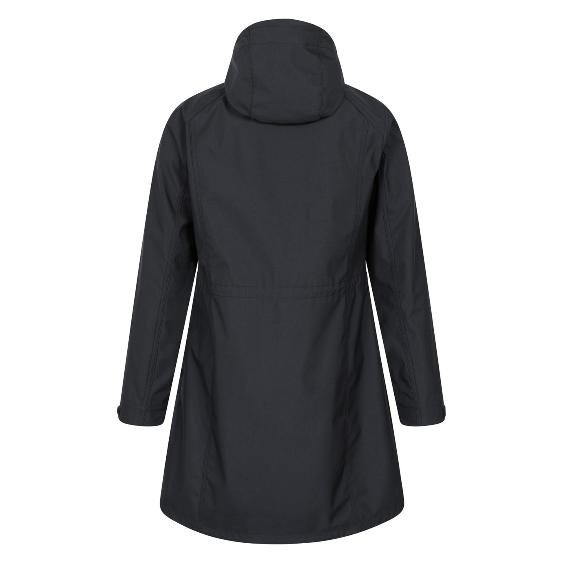 Black - Back - Mountain Warehouse Womens-Ladies Ioana Longline Soft Shell Jacket