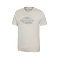 Off White - Lifestyle - Mountain Warehouse Mens Snowdon Mountain Short-Sleeved T-Shirt