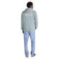 Pale Green - Lifestyle - Animal Mens River Worldwide Freeride Back Print Hoodie