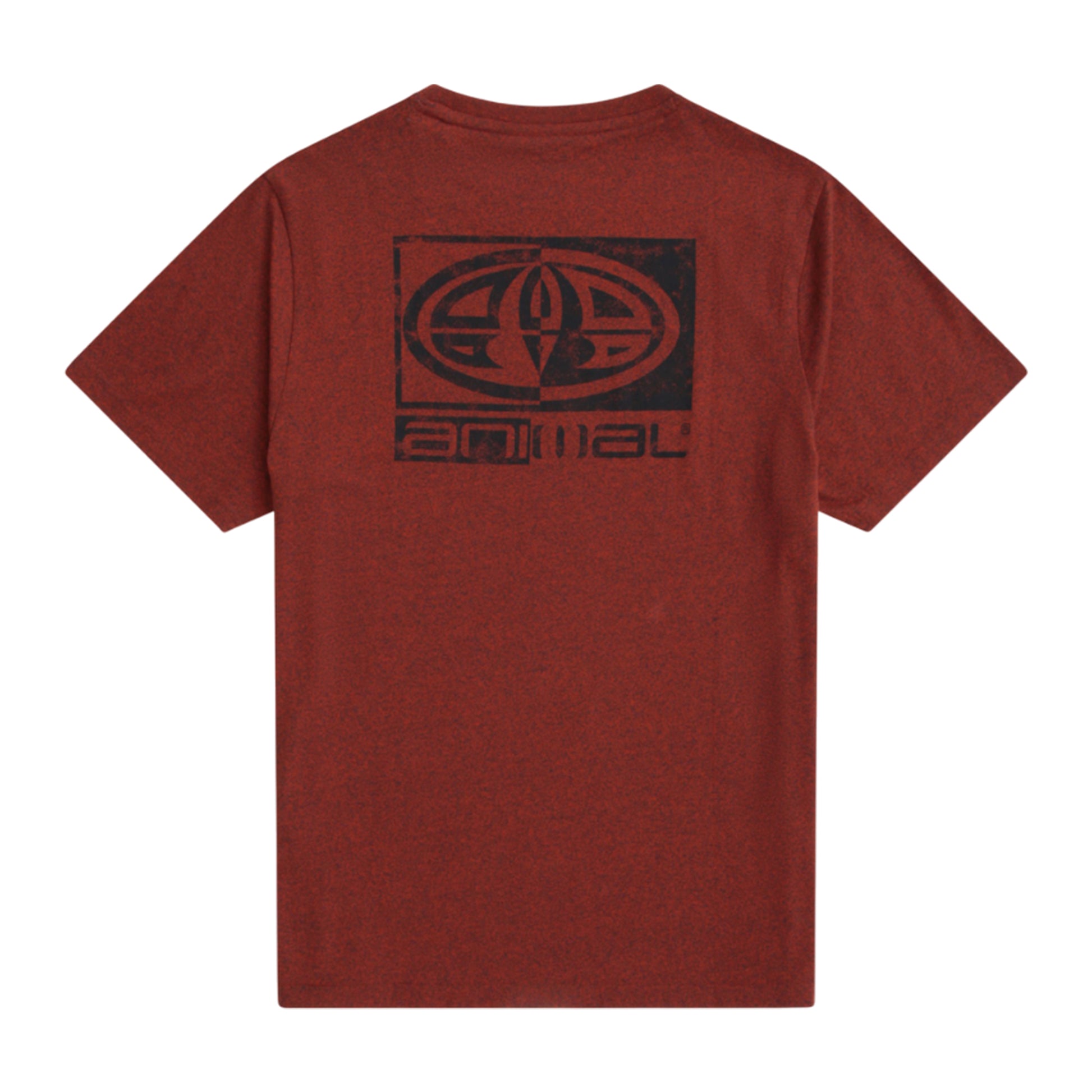 Red - Back - Animal Mens Jacob Logo T-Shirt