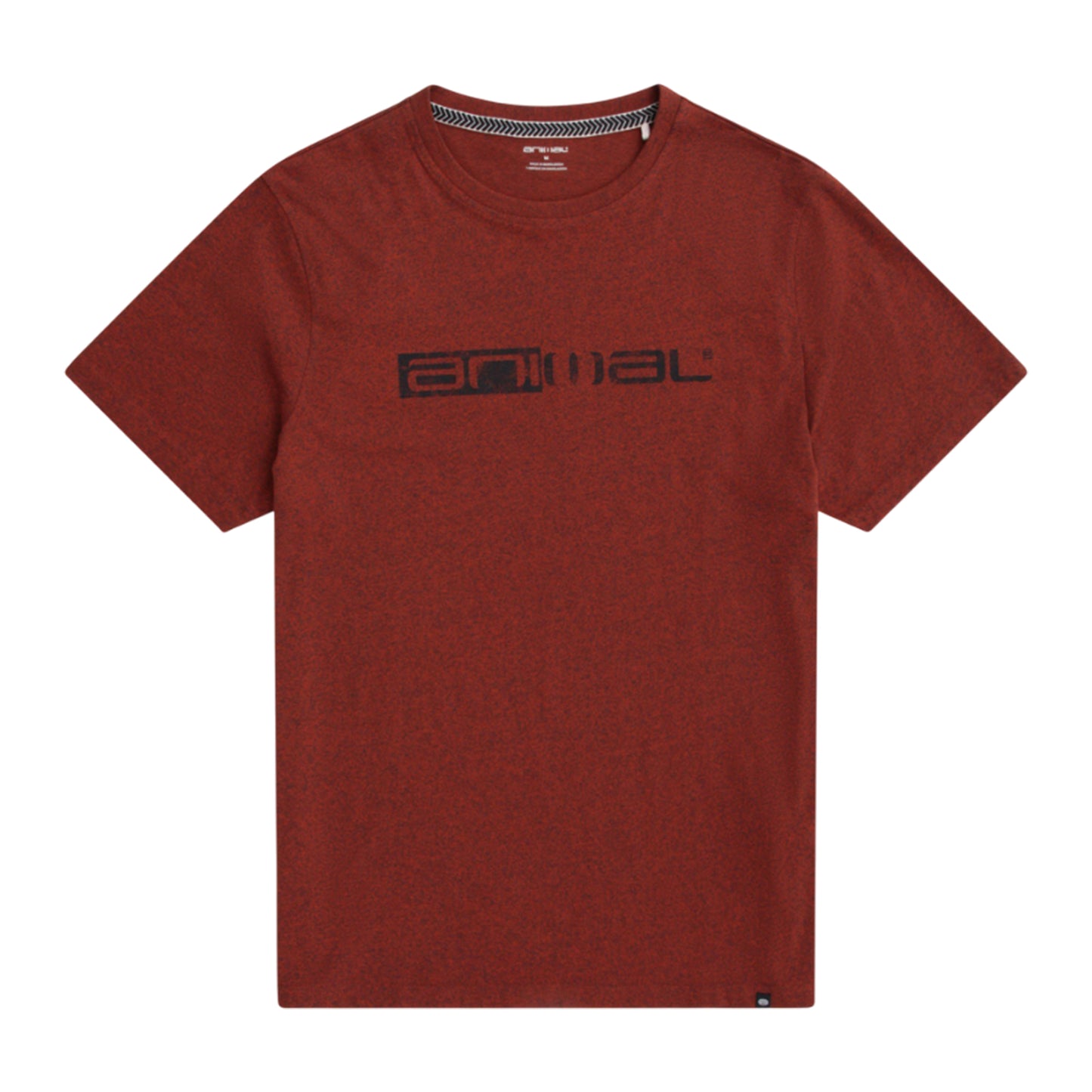 Red - Front - Animal Mens Jacob Logo T-Shirt