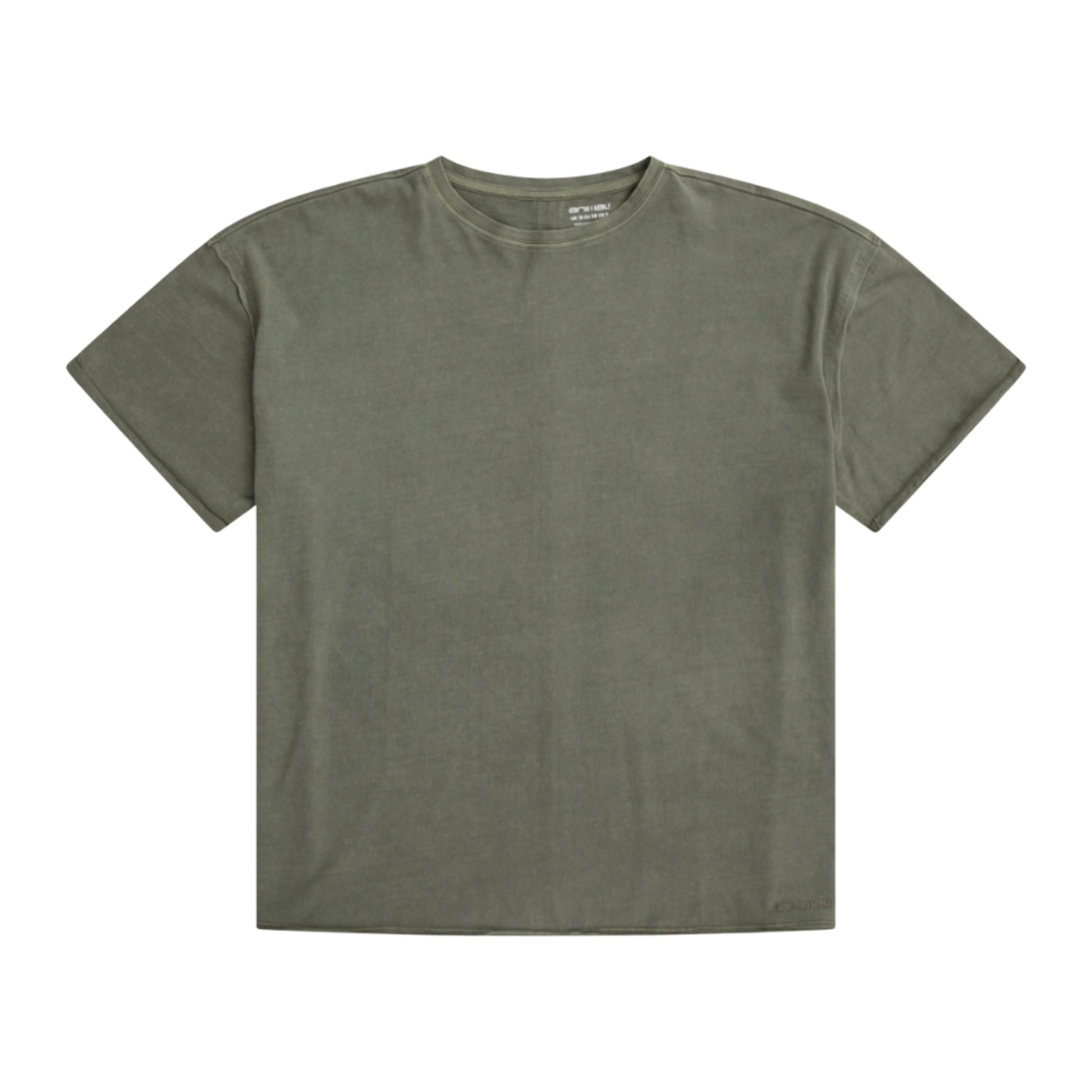 Khaki Green - Front - Animal Womens-Ladies Harper Oversized T-Shirt