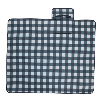 Corn Blue - Lifestyle - Mountain Warehouse Checked Picnic Blanket