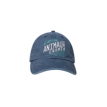 Navy - Front - Animal Cromer Established Baseball Cap