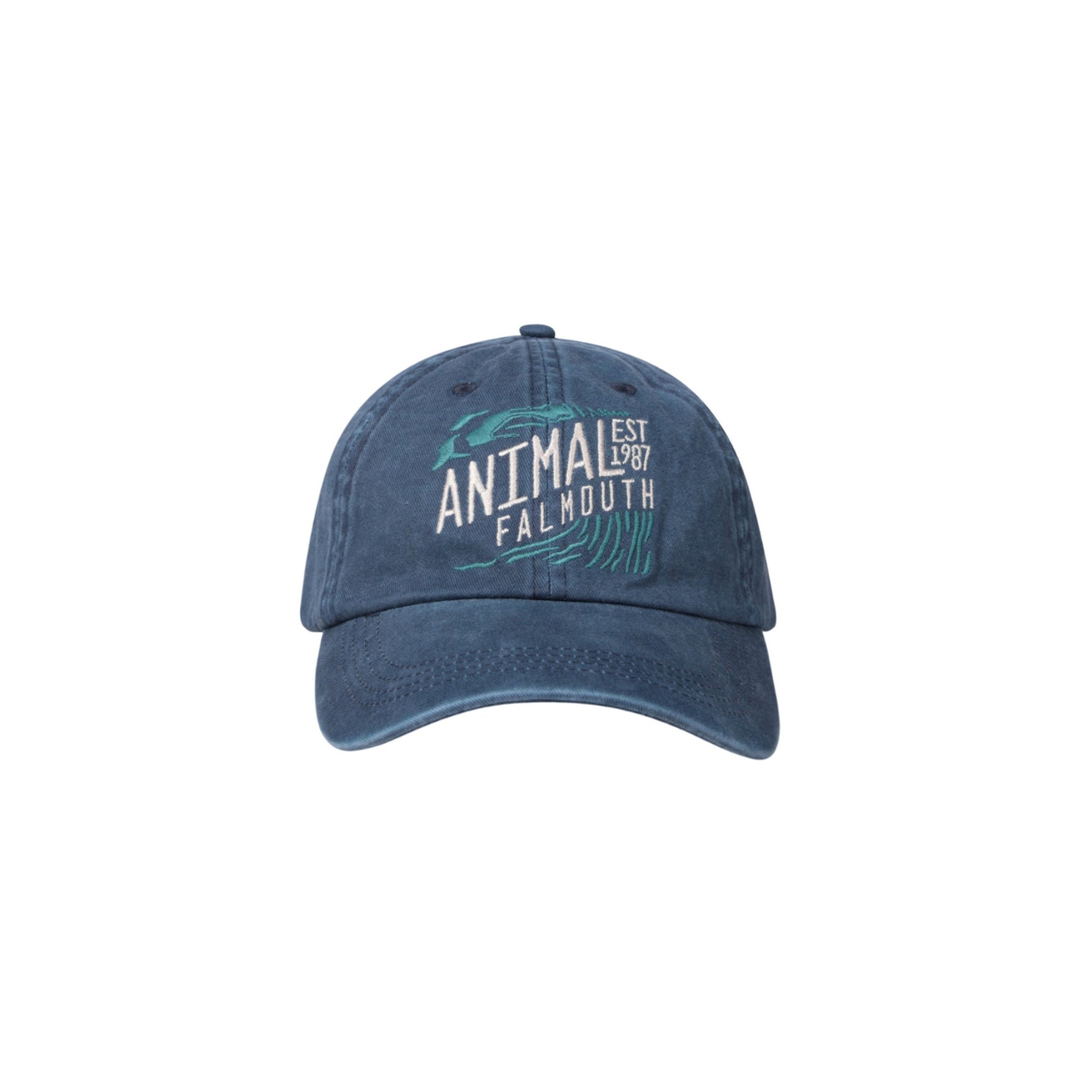 Navy - Side - Animal Falmouth Established Baseball Cap