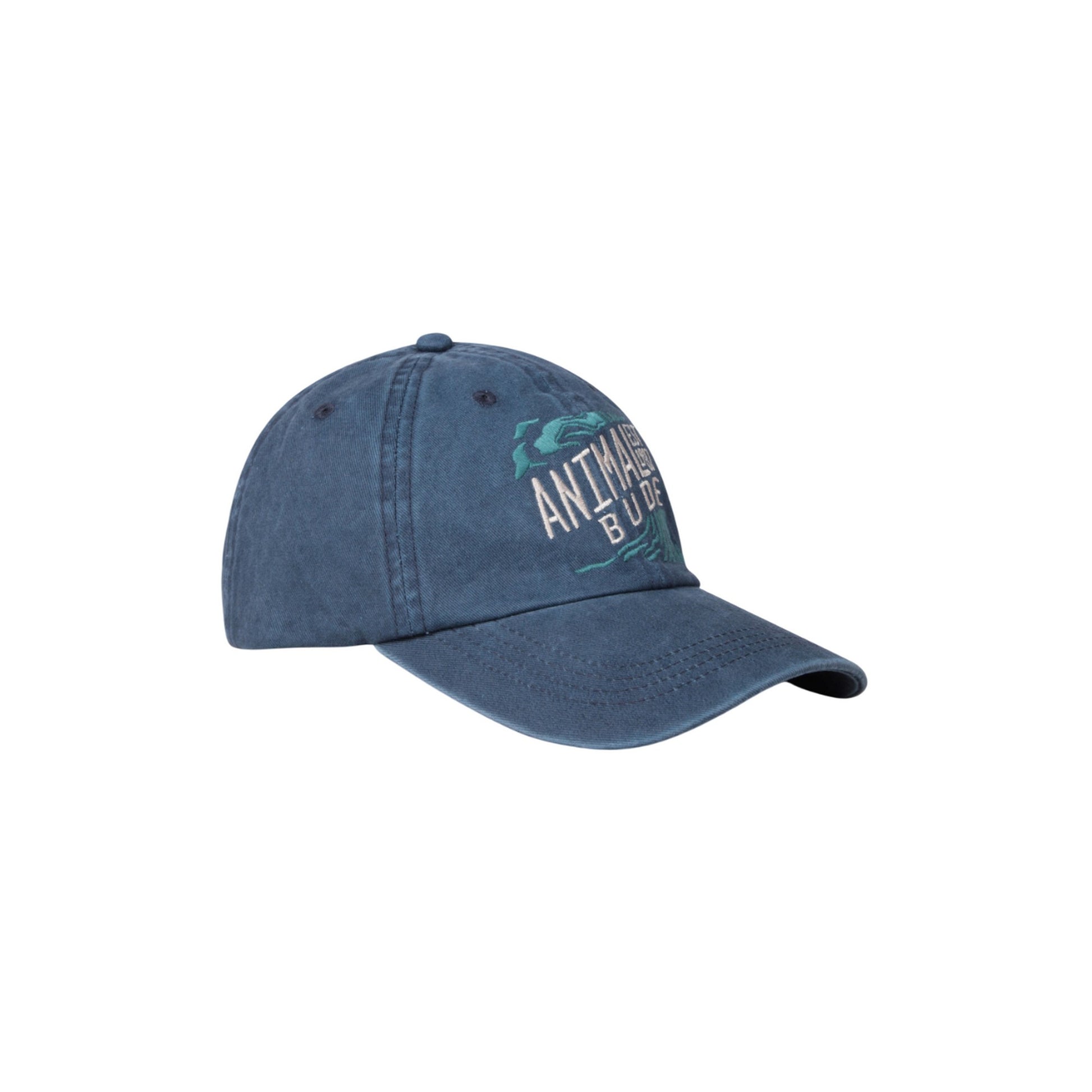 Navy - Side - Animal Bude Established Baseball Cap