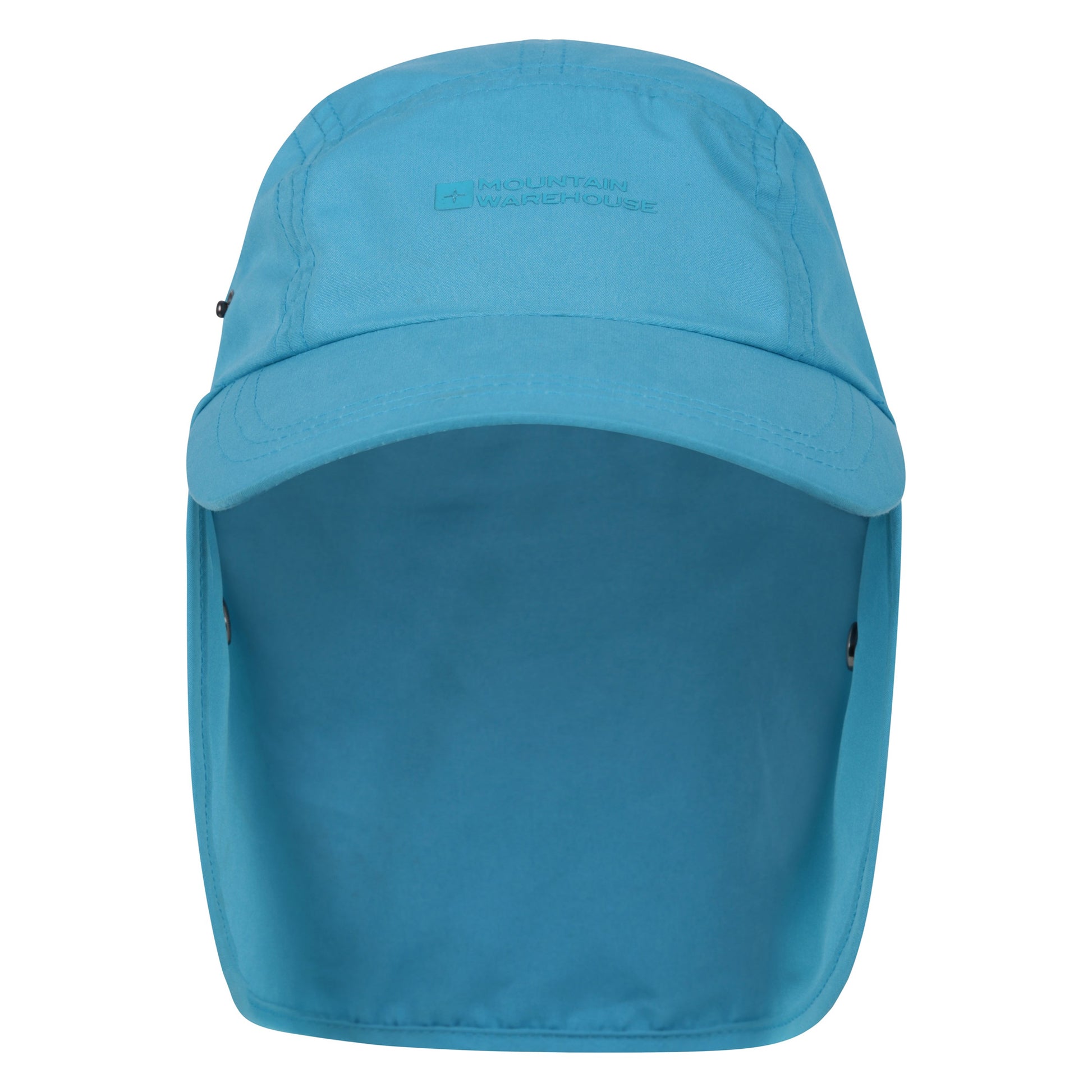 Blue - Side - Mountain Warehouse Childrens-Kids Legionnaire Flap Cap