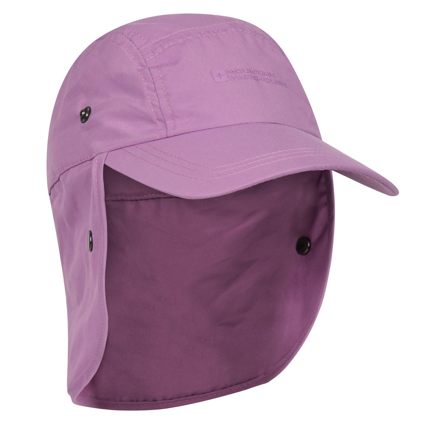 Purple - Front - Mountain Warehouse Childrens-Kids Legionnaire Flap Cap