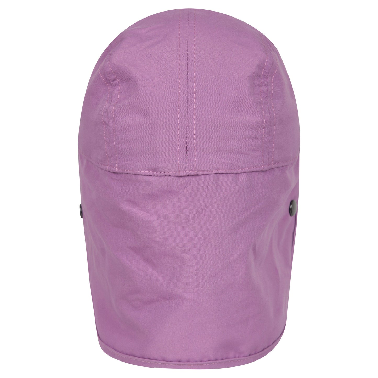 Purple - Back - Mountain Warehouse Childrens-Kids Legionnaire Flap Cap