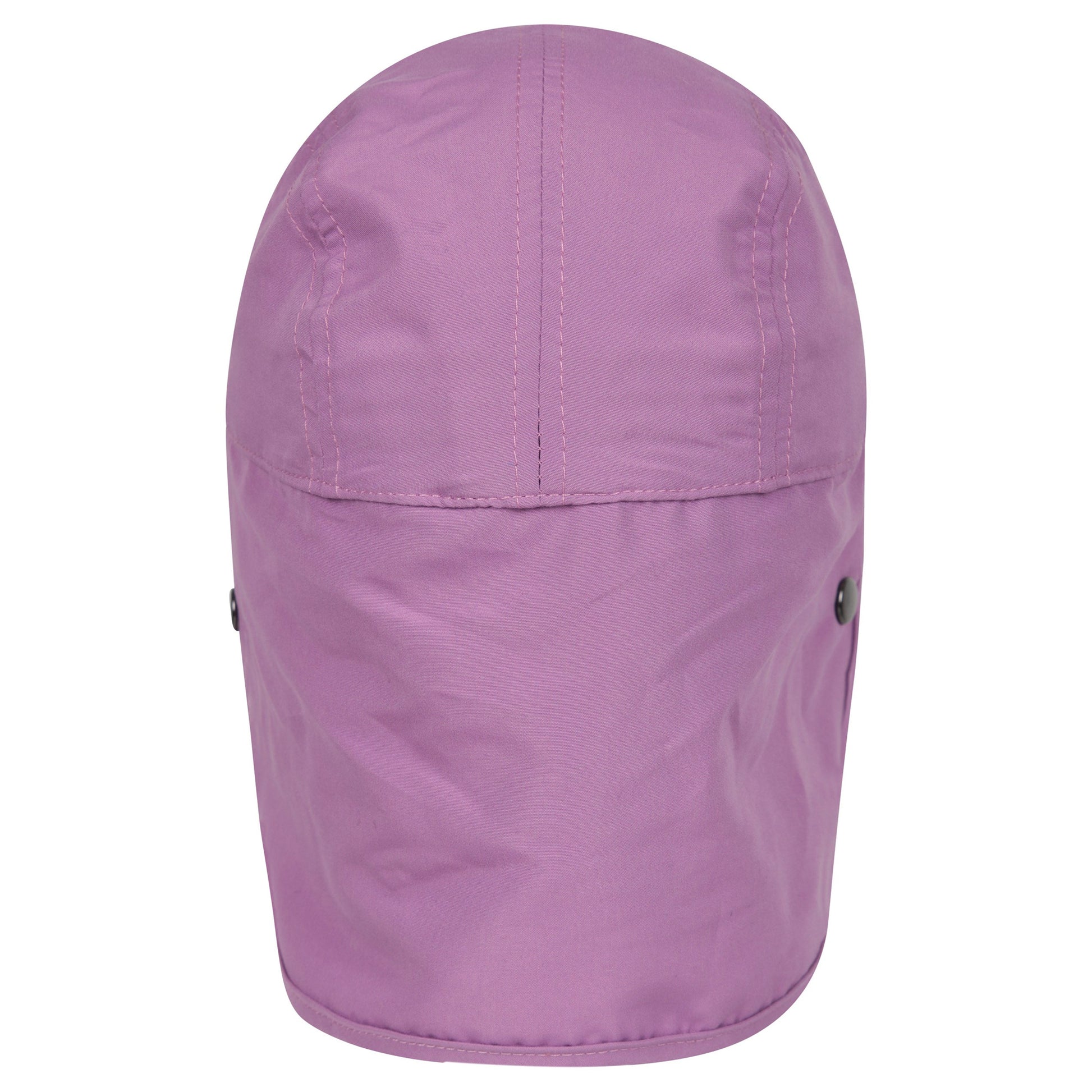 Purple - Back - Mountain Warehouse Childrens-Kids Legionnaire Flap Cap