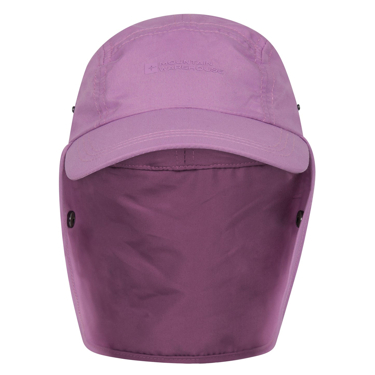 Purple - Side - Mountain Warehouse Childrens-Kids Legionnaire Flap Cap