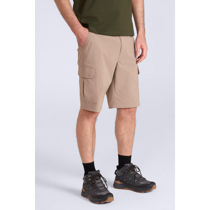Beige - Front - Mountain Warehouse Mens Delta Stretch Cargo Shorts