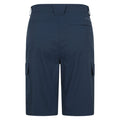 Navy - Back - Mountain Warehouse Mens Delta Stretch Cargo Shorts