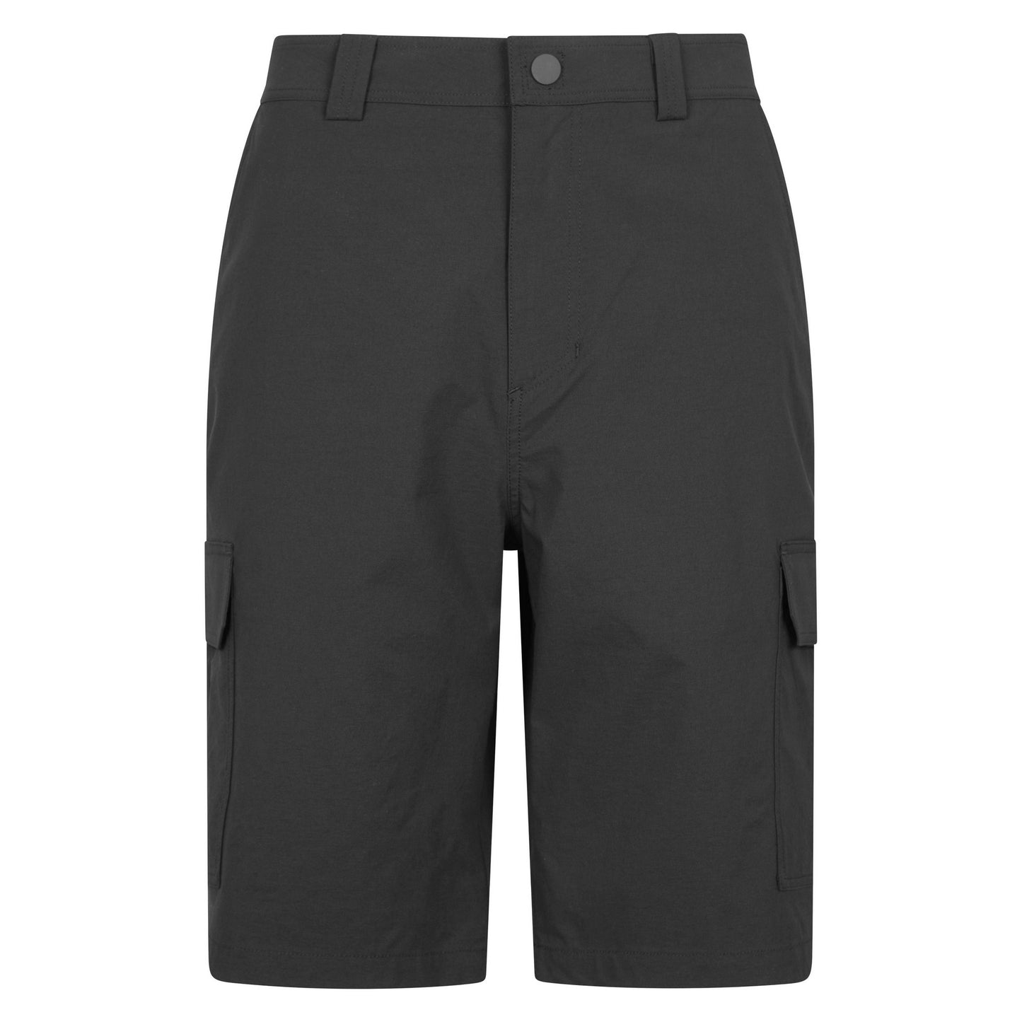 Black - Front - Mountain Warehouse Mens Delta Stretch Cargo Shorts