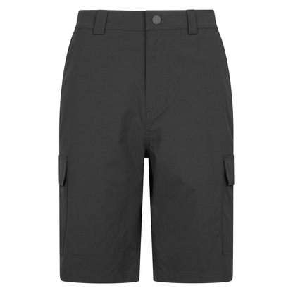 Black - Front - Mountain Warehouse Mens Delta Stretch Cargo Shorts