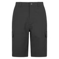 Black - Front - Mountain Warehouse Mens Delta Stretch Cargo Shorts