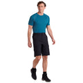 Black - Pack Shot - Mountain Warehouse Mens Delta Stretch Cargo Shorts