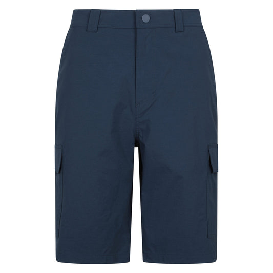 Navy - Front - Mountain Warehouse Mens Delta Stretch Cargo Shorts