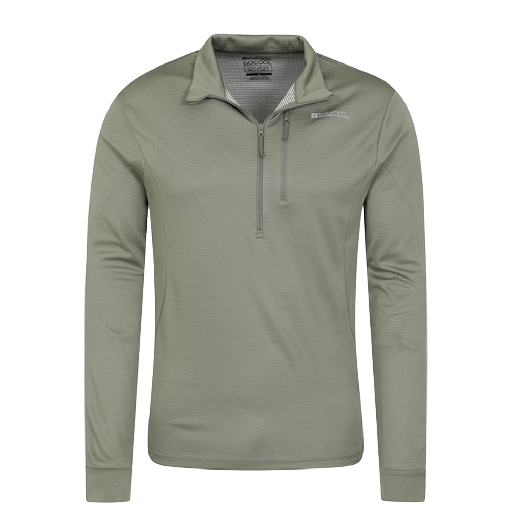 Light Khaki - Lifestyle - Mountain Warehouse Mens Southwark Lightweight Midlayer