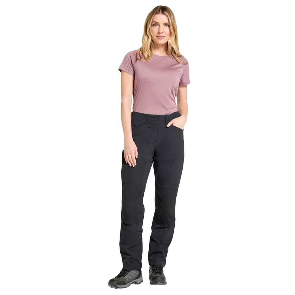 Black - Pack Shot - Mountain Warehouse Womens-Ladies Pendle Panelled Work Trousers